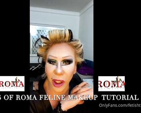 FetishTransexual aka fetishtransexual OnlyFans Video - GREAT Makeup tutorial Fashion Feline part 9, almost done, are you enjoying let me know whats