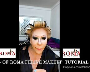 FetishTransexual aka fetishtransexual OnlyFans Video - GREAT Makeup tutorial Fashion Feline part 8, love applying my heavy makeup on camera ,so many