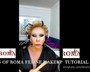 FetishTransexual aka fetishtransexual OnlyFans Video - GREAT Makeup tutorial Fashion Feline part 8, love applying my heavy makeup on camera ,so many