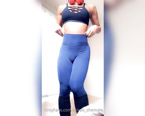 Miran Shemale aka miran_shemale OnlyFans Video - After workout