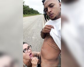 Nathália Fontes aka nathaliafontes OnlyFans Video - I sucked the black guy until he came in my mouth, in the middle of the