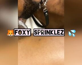 Foxy Sprinklez aka foxysprinklez OnlyFans Video - My Pupp  Slurped , Spit And Shined My Pretty Stick So I Could Reward Him