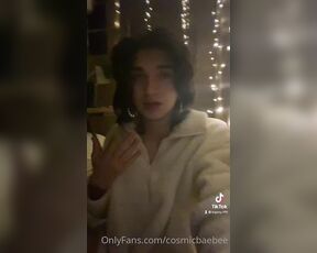 TS Dayven aka cosmicbaebee OnlyFans Video - Im so pretty  anyone wanna face fuck me