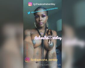 Aakosha Bentley aka aakoshab OnlyFans Video - Me and httpsonlyfans