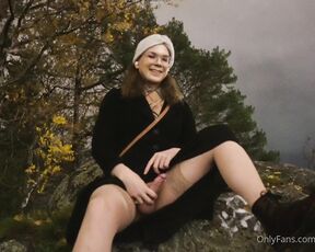 LolaPrincessCD aka lolaprincesscd OnlyFans Video - Night_time masturbating in the forest