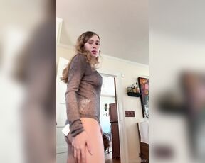 TS Rosealine aka porcelaingoirl OnlyFans Video - I didnt know there was still tag on it but yeah I wanted to dance anyway