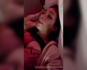 TS Altbonny aka altbonny OnlyFans Video - Teasing him in funny way and then getting fucked