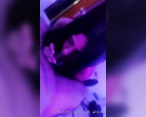 TS Danitza aka danitatrans OnlyFans Video - Riico Oral despidiendome de los clientes