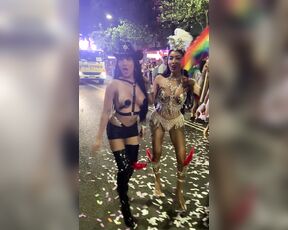 Ladyboy Mos aka Ladyboymos OnlyFans - Happy Mardi Gars Australia with meme sexy crazy lol