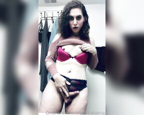 Crystal Calabria aka crystalcalabria OnlyFans Video - 04-30-2020 - Slapping my big fucking girl cock around and teasing you in a bitchy manner