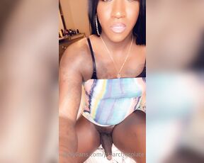 Shemale Chocolate aka pstarchocolate OnlyFans Video - 04-10-2021 - I was real Horny