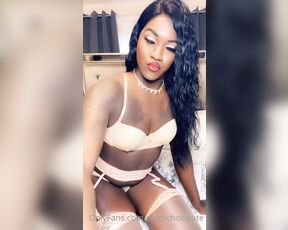 Shemale Chocolate aka pstarchocolate OnlyFans Video - 08-15-2020 - Lay back And pull your Dick Out And Stroke along with me to get Our Nut