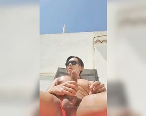 Angee  Conty aka angeeconty1 OnlyFans Video - 08-14-2020 - I went to sunbathe but it made me want to touch myself and get the milk