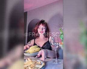 FranTiesca aka frantiesca OnlyFans Video - 06-13-2024 - Put some whipped cream on your banana and Ill show you what I do with it