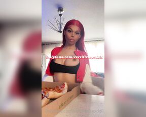 TS Certified Sexdoll aka certifiedsexdoll OnlyFans Video - 04-17-2022 - Ima eat this than u eat me dinner