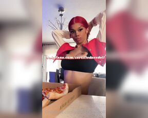 TS Certified Sexdoll aka certifiedsexdoll OnlyFans Video - 04-17-2022 - Ima eat this than u eat me dinner