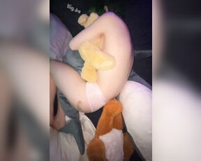 Eve Lilith aka basedtransgirl OnlyFans Video - 04-22-2024 - plushwuff caught me playing with my blahaj OO