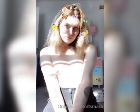 TS Sky aka dollofyourdreams OnlyFans Video - 05-07-2020 - just feeling cute this morninggg