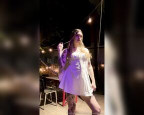 TS Sky aka dollofyourdreams OnlyFans Video - 12-29-2023 - missing warmer weather when i wore short little dresses