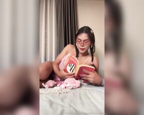 TS Sum aka summerisnaughty OnlyFans Video - 06-20-2024 - Expectation reading a book till the last page Reality masturbation till orgasm