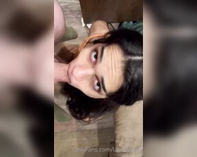 Lana Blackheart aka lanablackheart OnlyFans Video - 10-04-2022 - Mouth fucking Papi again