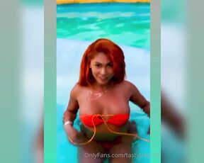 Tastytrap-19 aka tastytrap-19 - 06-22-2023 OnlyFans Video - Will you like to join me in pool  but you will need to get the