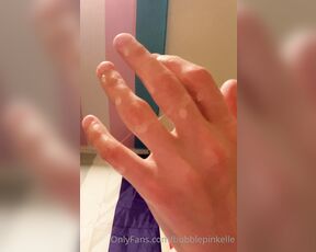 BubblePinkElle aka bubblepinkelle - 10-21-2021 OnlyFans Video - look at all that cum