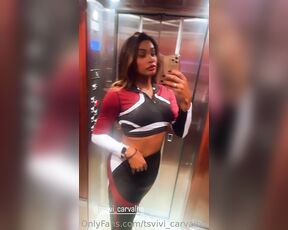 TS Vivi Carvalho aka tsvivi_carvalho - 04-19-2023 OnlyFans Video - Work out time