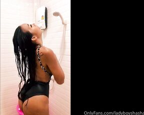 LadyboyShaSha aka ladyboyshasha - 10-28-2021 OnlyFans Video - Here is the sexy vacation shower video for you babes, hope you will love it Some