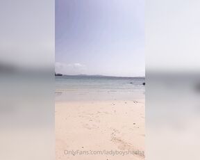 LadyboyShaSha aka ladyboyshasha - 02-03-2022 OnlyFans Video - Just want to show u guys about vibe on the beachlittle naughty but nothing more in