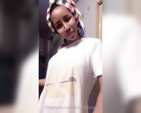 LadyboyShaSha aka ladyboyshasha - 06-08-2022 OnlyFans Video - Blue light shower