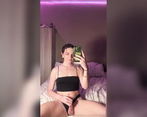 TS clappedtrap aka clappedtrap - 10-06-2023 OnlyFans Video - something is happening because im so much more horny atm like honestly compared to this time