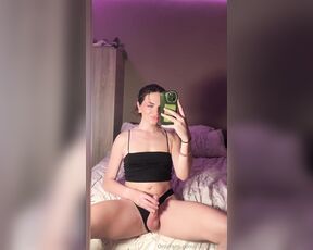 TS clappedtrap aka clappedtrap - 10-06-2023 OnlyFans Video - something is happening because im so much more horny atm like honestly compared to this time