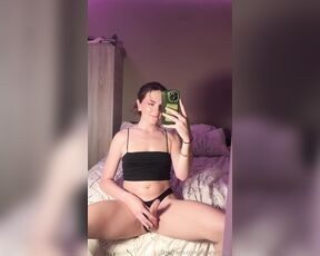 TS clappedtrap aka clappedtrap - 10-06-2023 OnlyFans Video - something is happening because im so much more horny atm like honestly compared to this time