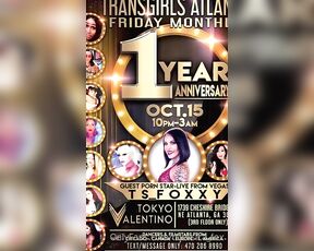 TS Jessica Foxx aka tsjessica_fox - 10-04-2021 OnlyFans Video - Coming to Atlanta on October 15th Come out to party