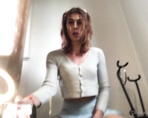 TS Lucylux aka tslucylux - 02-14-2022 OnlyFans Video - Lost 2 kgs from cumming