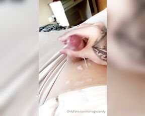 Ts Magic Candy aka tsmagiccandy - 04-26-2020 OnlyFans Video - Morning Load always Big and juicy eat it