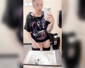 Cadence Caliber aka cadencecaliber - 05-16-2024 OnlyFans Video - Would you sneak off into a public washroom with me