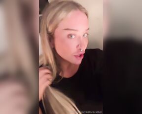 Cadence Caliber aka cadencecaliber - 09-17-2024 OnlyFans Video - Just a little completely non_sexual life update