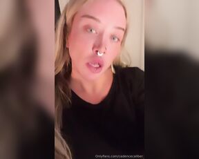 Cadence Caliber aka cadencecaliber - 09-17-2024 OnlyFans Video - Just a little completely non_sexual life update