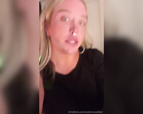 Cadence Caliber aka cadencecaliber - 09-17-2024 OnlyFans Video - Just a little completely non_sexual life update