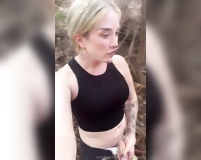 Cadence Caliber aka cadencecaliber - 10-12-2024 OnlyFans Video - You should get out in nature more filmed on private property