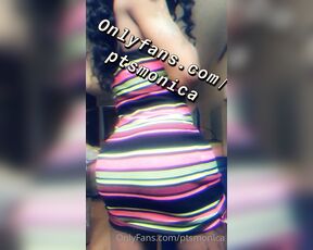 Ptsmonica aka ptsmonica - 05-19-2021 OnlyFans Video - Yall like my stripe dress