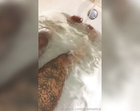 Ptsmonica aka ptsmonica - 05-26-2019 OnlyFans Video - Late night bubble bath