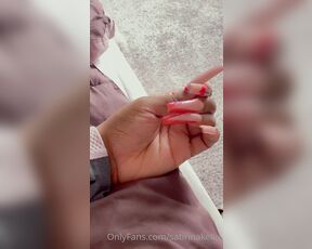 Sabrina Kellis aka sabrinakellis - 09-02-2022 OnlyFans Video - You like them  I usually shy away from red nails but I took a chance