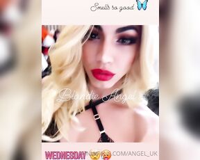 TS Angel Uk aka angel_uk - 02-10-2021 OnlyFans Video - Blondie Angel is back