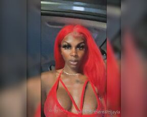 TS Briella aka jaylabriella - 10-28-2021 OnlyFans Video - Almost got caught at the gas station