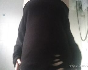 Sammy Stocking aka sammy_stocking - 09-02-2020 OnlyFans Video - cute goth girl shows off in the bathroom