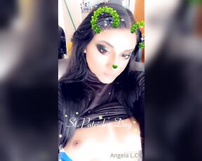 Angela L C aka angelalc - 03-23-2022 OnlyFans Video - Happy st Patties day to