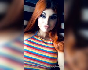 Bailey Jay aka baileyjaytweets - 06-07-2022 OnlyFans Video - Sometimes I wear fun tops and take my heavy cock out and stroke it